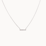 Crystal Bar Necklace