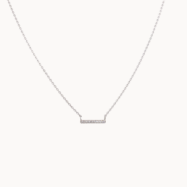 Crystal Bar Necklace