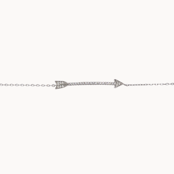 Sparkling Arrow Bracelet