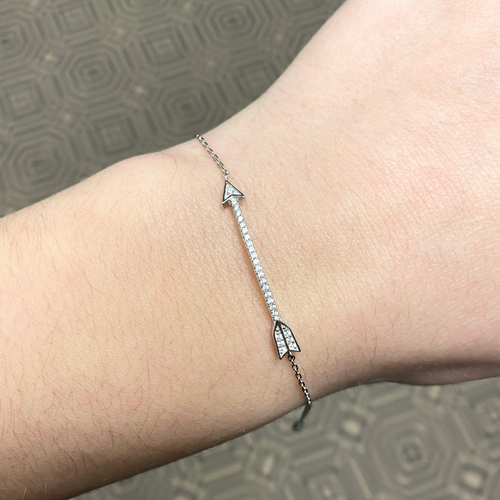 Sparkling Arrow Bracelet