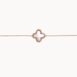 Mother of Pearl Clover Bracelet