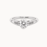 Intricate Detailing Round Diamond Ring