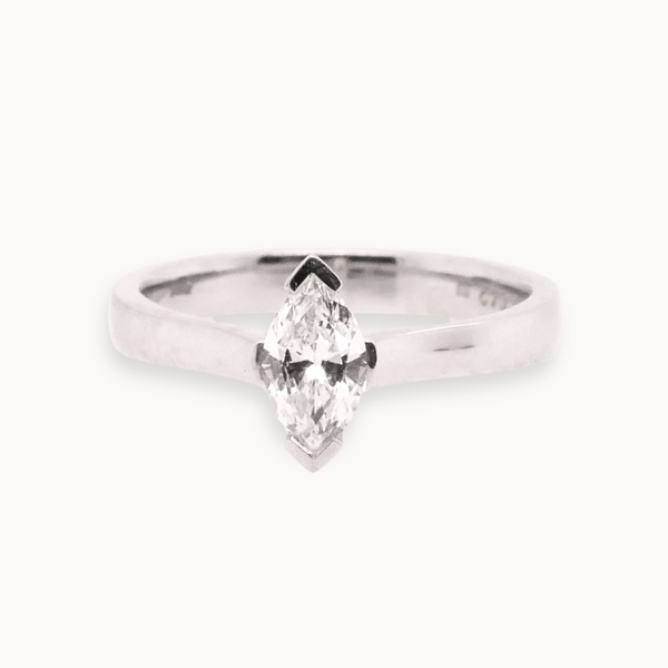 Marquise Solitaire Ring