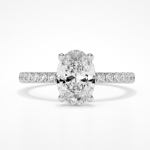 2.00ct Roxanne Hidden Halo Oval Lab