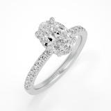 2.00ct Roxanne Hidden Halo Oval Lab