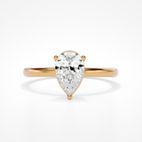 Leso Pear Yellow Gold