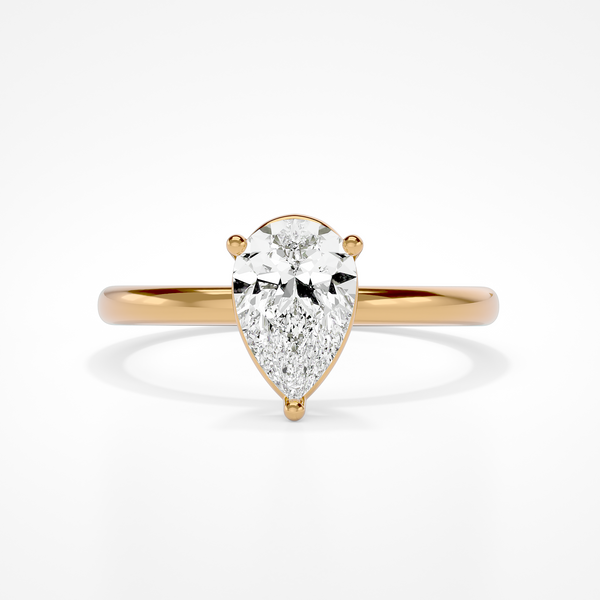 Leso Pear Yellow Gold