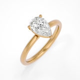 Leso Pear Yellow Gold