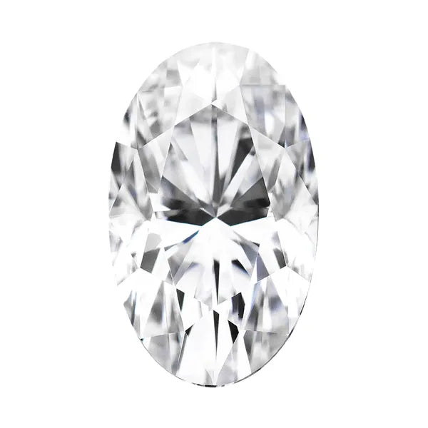 Elongated Oval Moissanite